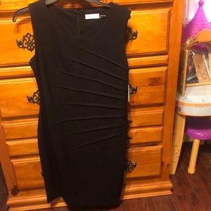 NWT Calvin Klein Black sheath dress Sz 8